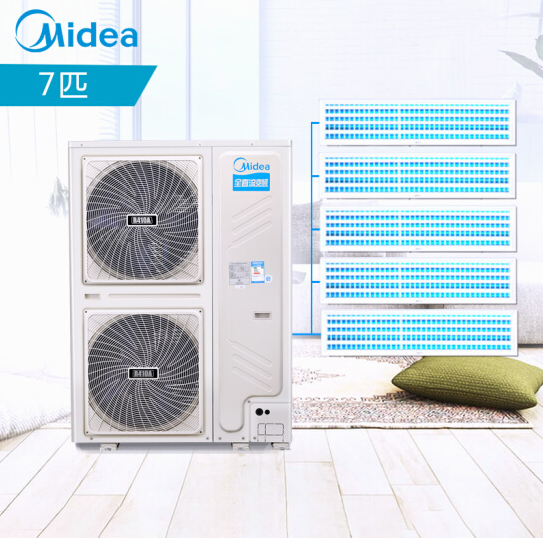 美的（Midea）一拖五變頻一級能效 多聯風管機空調